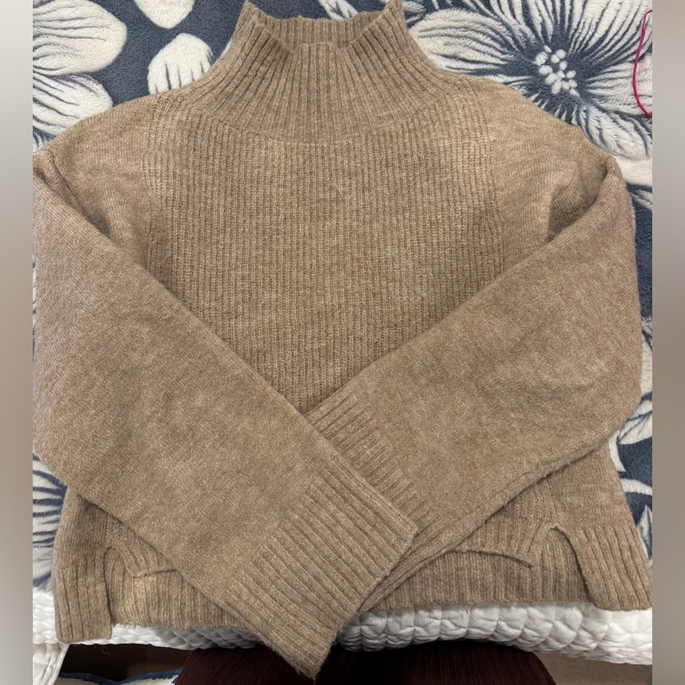 Topshop tan sweater
